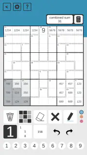 Killer Sudoku screenshot 3