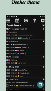 Klender, gedeelde gezinsagenda screenshot 5