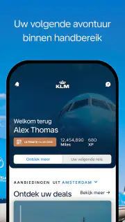 KLM - Boek een vlucht screenshot 1