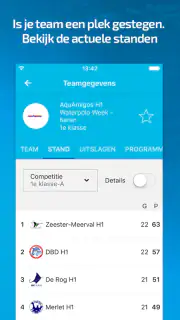 knzb waterpolo screenshot 2