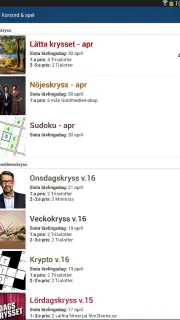 Korsord.se screenshot 3