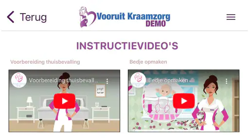 Kraamzorg App screenshot 8