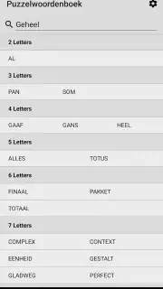 Kruiswoord Puzzelwoordenboek screenshot 3