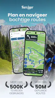 Kurviger motorfiets navigatie screenshot 1