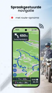 Kurviger motorfiets navigatie screenshot 3
