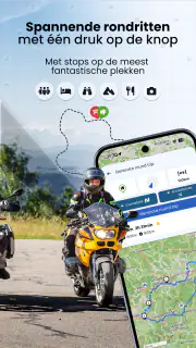Kurviger motorfiets navigatie screenshot 4