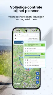 Kurviger motorfiets navigatie screenshot 5