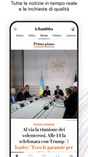 la Repubblica - news online screenshot 2