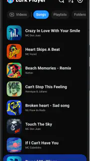 Lark Player: Muziekspeler MP3 screenshot 1