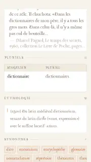 Lerobert Dictionnaire Larousse screenshot 2