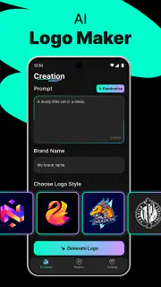 Logo Maker - AI Kunstontwerp screenshot 1