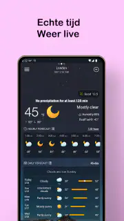 Lokale weersvoorspelling screenshot 2