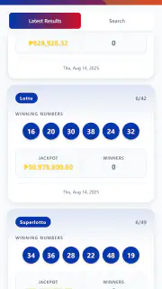 Lotto Results - Daily Updates screenshot 2