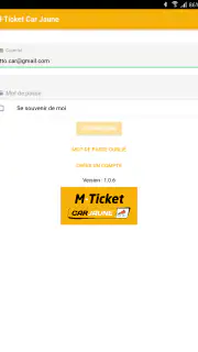 M-Ticket Car Jaune screenshot 7