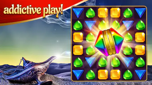 Magic Lamp - Match 3 Adventure screenshot 1