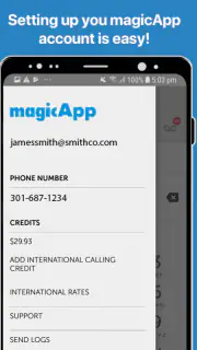 magicApp Calling & Messaging screenshot 1