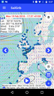 Marine Weather Pro| SailGrib screenshot 4