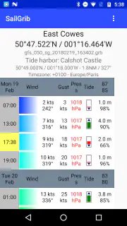Marine Weather Pro| SailGrib screenshot 5