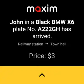 maxim — order a taxi & food screenshot 8