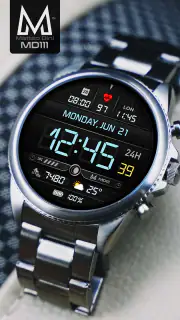 MD111 Digital watch face screenshot 5