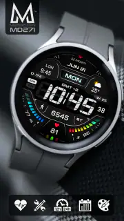 MD271 Digital watch face screenshot 1