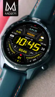 MD271 Digital watch face screenshot 3