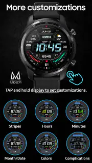 MD271 Digital watch face screenshot 6