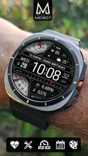 MD307 Digital watch face screenshot 3