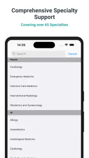 Medical and surgical logbook screenshot 5