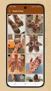 Mehndi Design:Simpel,Eenvoudig screenshot 4