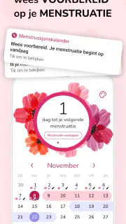 Menstruatie Kalender: Ovulatie screenshot 2
