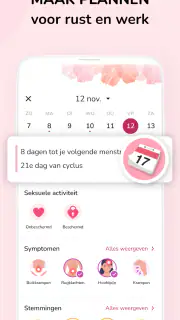 Menstruatie Kalender: Ovulatie screenshot 3