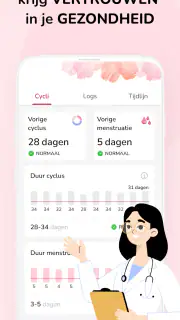 Menstruatie Kalender: Ovulatie screenshot 4