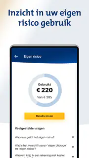 Menzis app screenshot 2