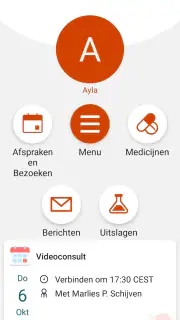 Mijn Dossier Amsterdam UMC screenshot 1