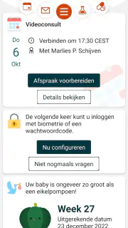 Mijn Dossier Amsterdam UMC screenshot 2