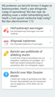 Mijn Dossier Amsterdam UMC screenshot 3