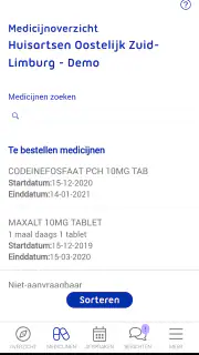 Mijn Huisarts online screenshot 2