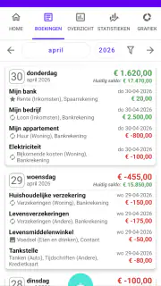 Mijn huishoudboek Pro screenshot 2