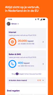 Mijn Simyo screenshot 1