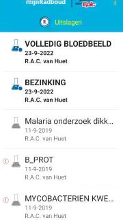 mijnRadboud screenshot 6
