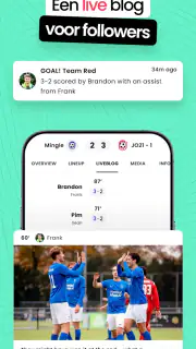 Mingle Sport | Voetbal App screenshot 7