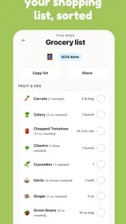 mise - meal planner screenshot 4