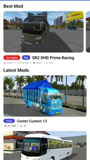 Mod Bussid Terbaru STJ Draka screenshot 3