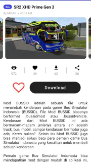 Mod Bussid Terbaru STJ Draka screenshot 4