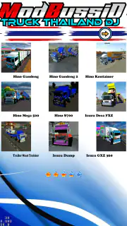 Mod Bussid Truck Thailand DJ screenshot 2