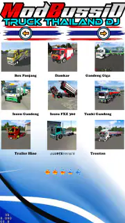 Mod Bussid Truck Thailand DJ screenshot 4