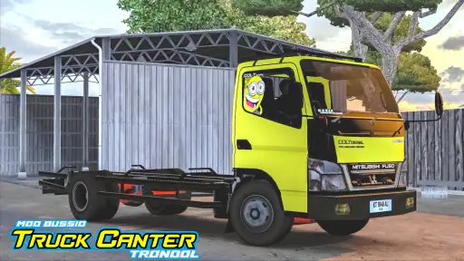 Mod Bussid Truk Canter Trondol screenshot 1