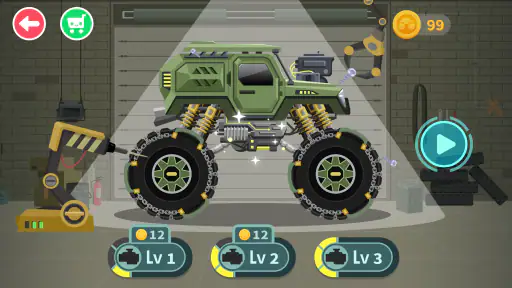 Monstertruck Racespel Kids screenshot 8