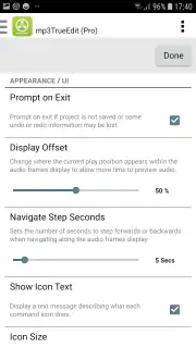 mp3TrueEdit touch Audio Editor screenshot 6